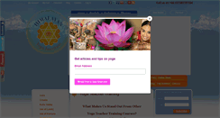 Desktop Screenshot of himalayanyogainstitute.com